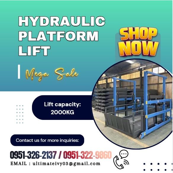 2 Ton Mobile Container Truck Loading Platform Lift Hydraulic ...
