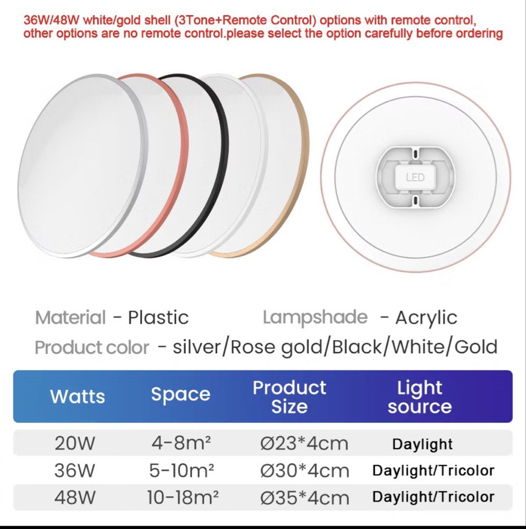 36W LED Ceiling Light440142407548938242