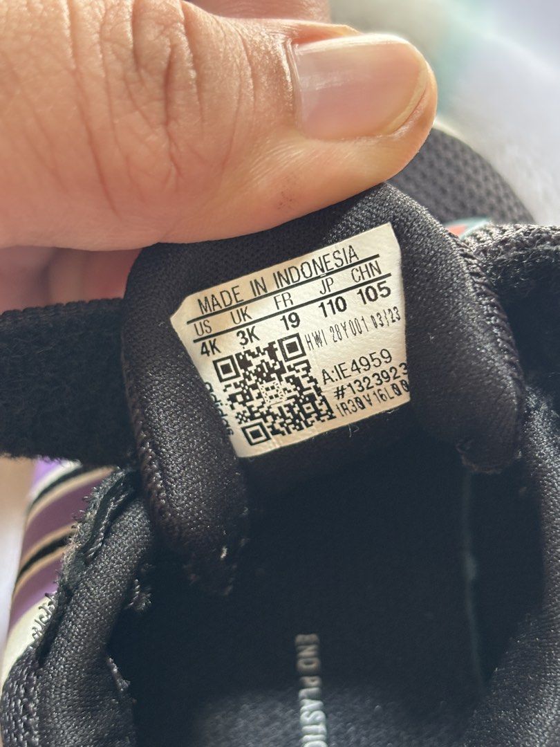 Adidas Toddler Shoes (Category: Babies & Kids Fashion) located in San Juan City. Submitted by prelaabthings (Listing ID 1435025720, Image 3). Description: Original Adidas FortaRun Toddler Girl Shoes Very Good Condition Size indicated sa photo.