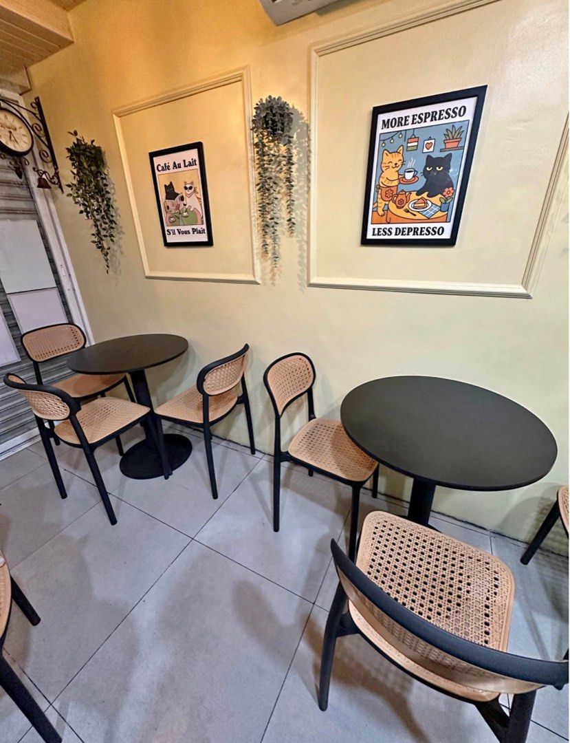Aesthetic Coffee table (Category: Tables & Sets) located in Caloocan City. Submitted by home_ikigai (Listing ID 1435159728, Image 2). Description: Modern aesthetic coffee table for sale. Brand new. Dimension is 60cm table 75cm height. 2,700 php each, you can choose either all black or white. Moving out sale. .
