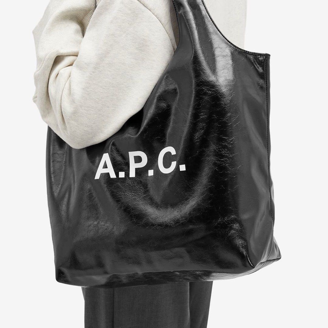 APC Ninon Tote Bag Metallic Leather (Category: Tote Bags) located in Manila. Submitted by _girlfinds (Listing ID 1435115707, Image 1). Description: 👜 A.P.C. TOTE BAG Black & Metallic Black Minimalist, sophisticated, and effortlessly stylish — the A.P.C. Tote Bag is a timeless essential designed for everyday use. Spacious and versatile, it's perfect for work, shopping, travel, or casual outings. ✨ 🖤 Available Colors: • Black • Metallic Black 💎 