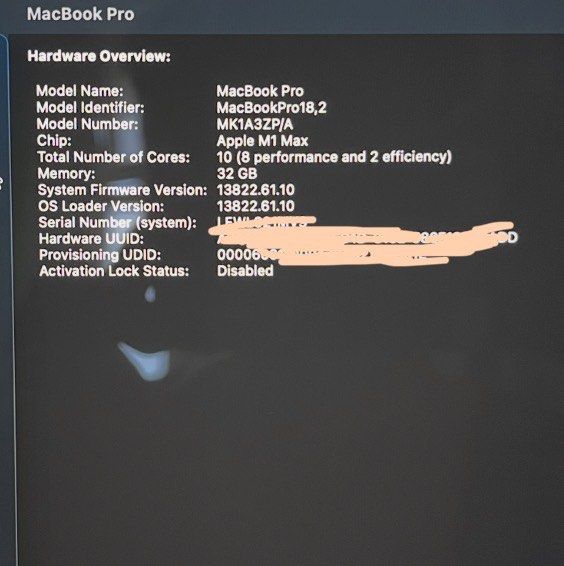 Apple MacBook Pro 16-inch (2021) - M1 Max440098731559505924