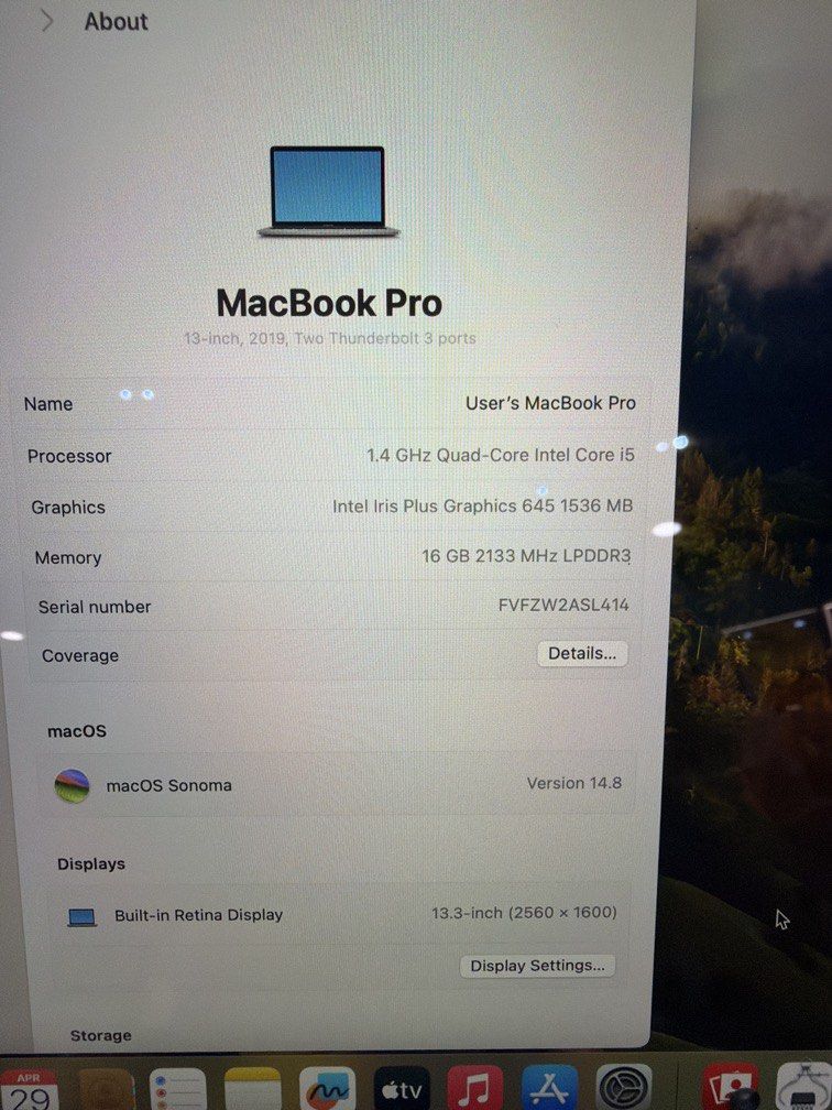 Apple MacBook Pro440470902754529281