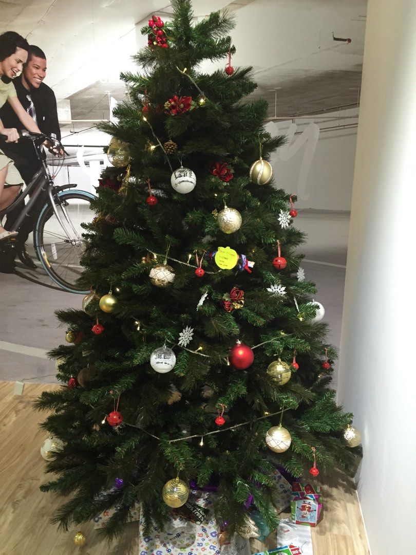 Artificial Christmas Tree with Decorations