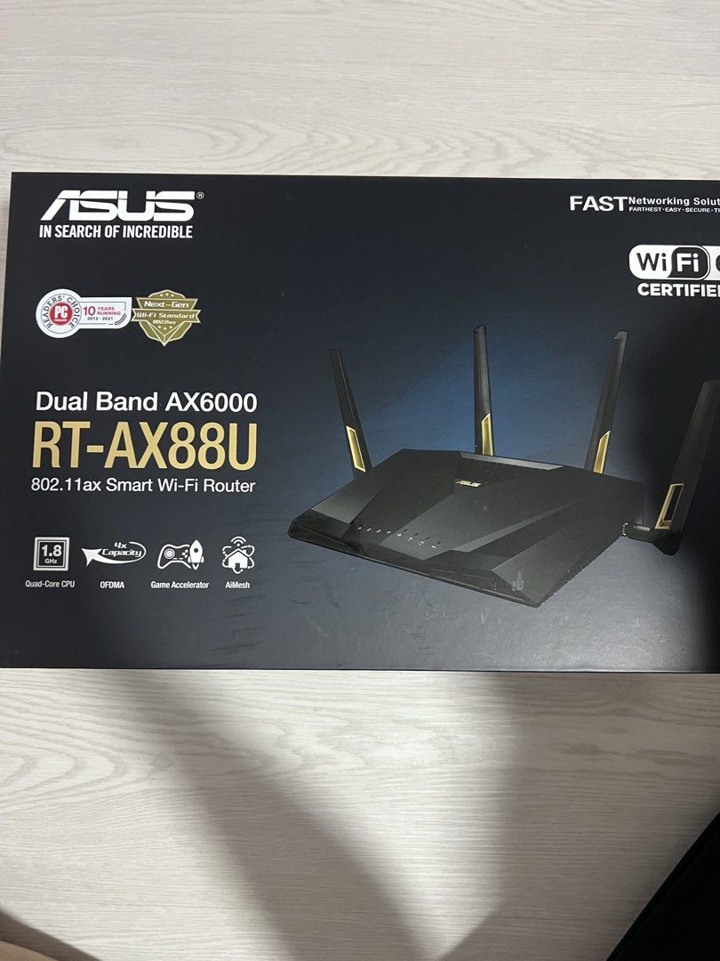ASUS RT-AX88U Dual Band AX6000 Wi-Fi Router