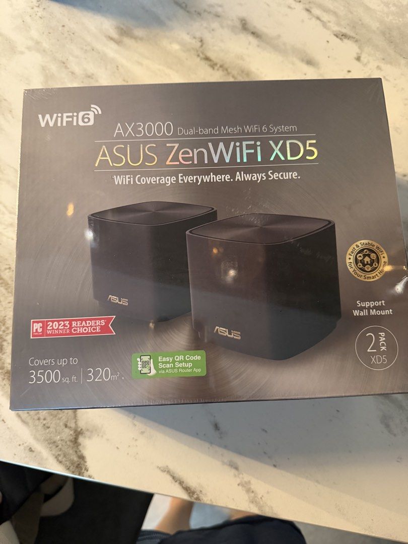 ASUS ZenWiFi XD5 AX3000 Dual-Band Mesh WiFi 6 System