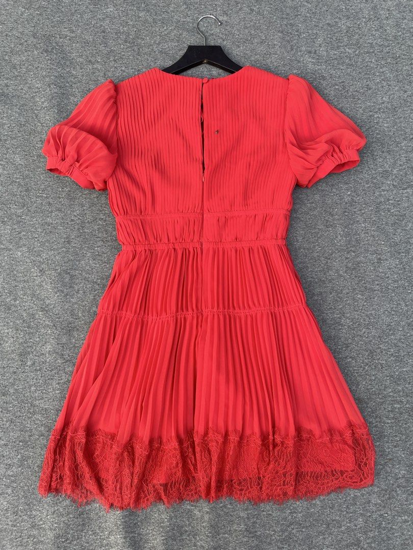 authentic Self-Portrait Pleated Mini Dress - Size UK 4, Women's Fashion,  Dresses & Sets, Dresses on Carousell