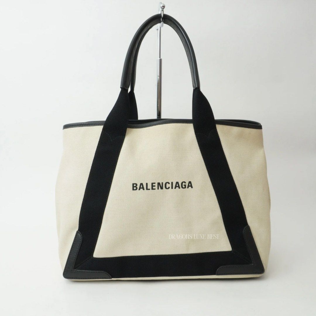 Balenciaga Navy Cabas Tote Bag (Category: Luxury Bags & Wallets) located in Taguig. Submitted by dluxenest (Listing ID 1435030875, Image 2). Description: Last price posted Inclusion: pouch You may follow us on IG : dluxenest FB : Dragons Luxe Nest.