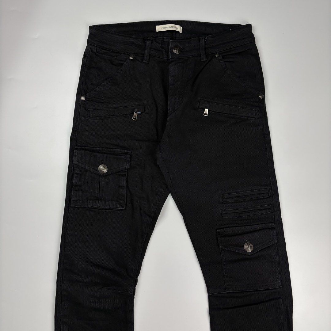 Balmain Multipocket Biker Pants (Category: Jeans) located in Bacolod City. Submitted by cast.archives (Listing ID 1435157188, Image 3). Description: Balmain Multipocket Biker Pants Authentic Tagged size: 28 Condition: Excellent Flaw: None Measurements: Waist: 30" Length: 40" Inseam: 30".