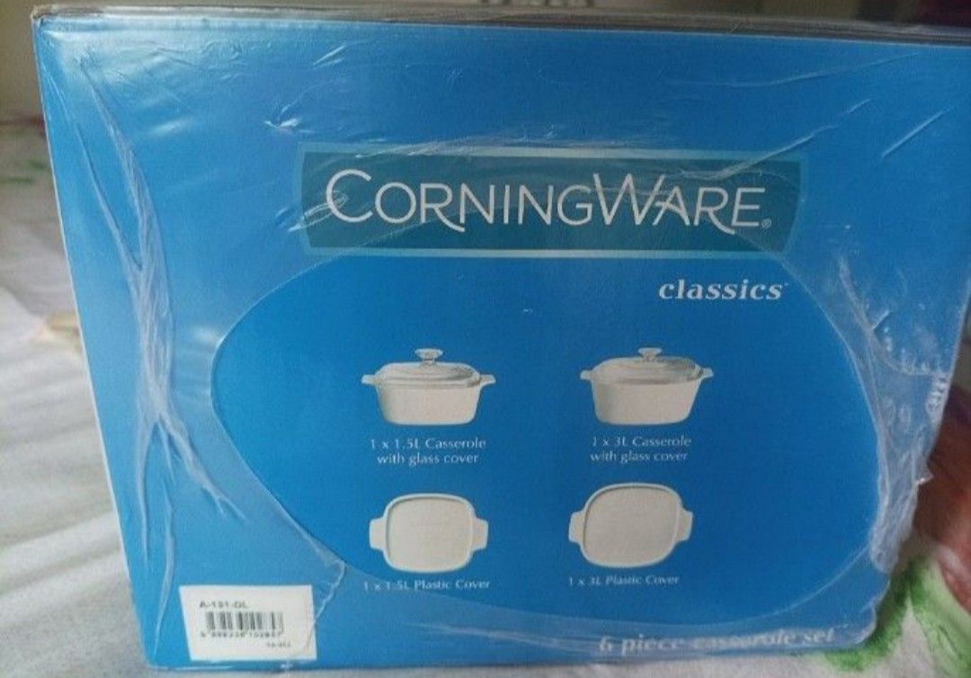 BNIB CorningWare Dancing Floral 6-Piece Casserole Set440045242795304961