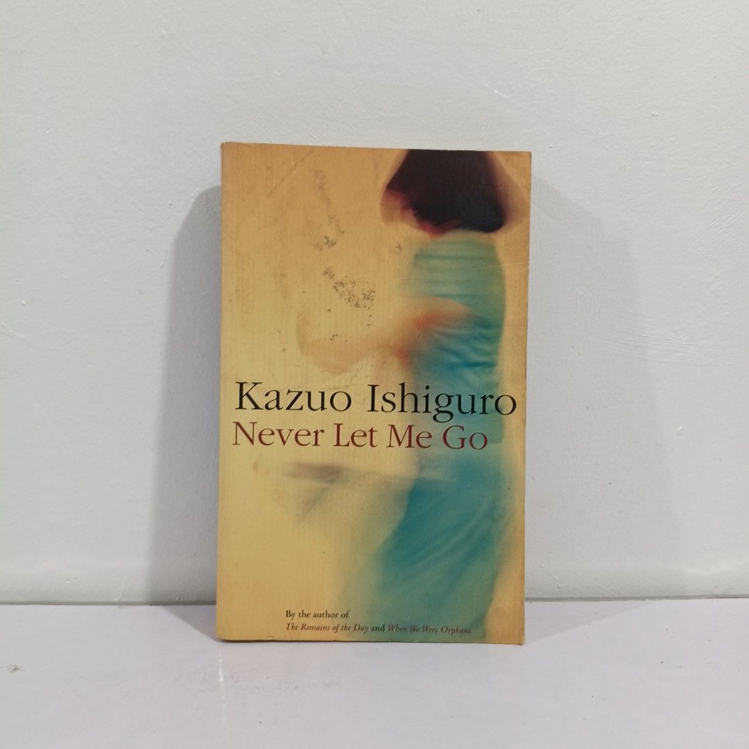 Never Let Me Go by Kazuo Ishiguro (Category: Storybooks) located in Manila. Submitted by deci1602 (Listing ID 1435102942, Image 1). Description: Never Let Me Go by Kazuo Ishiguro - Trade Paperback Edition - Authentic preloved, minor creases on spine, visible tanning. MOP: GCash MOD: JNT shouldered by buyer LOC: Cabuyao, Laguna.