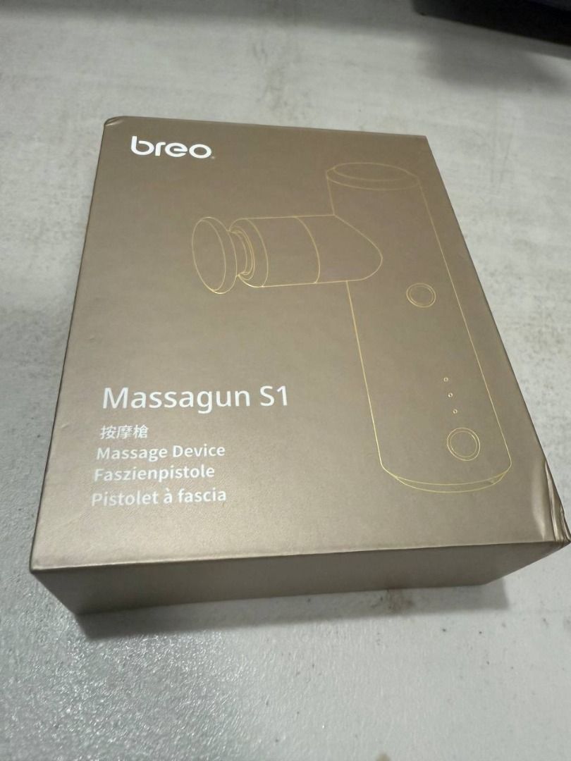 Breo Massagun S1 Mini Pocket Massager (Category: Massage Devices) located in Manila. Submitted by pael92 (Listing ID 1435069381, Image 1). Description: - Breo Massagun S1: Pocket-sized massage machine - Powerful and portable massage - Includes faszienpistole - Available colors: Gray and Silver - Model: Sport M210 RFS: GIFT. NEVER USED..