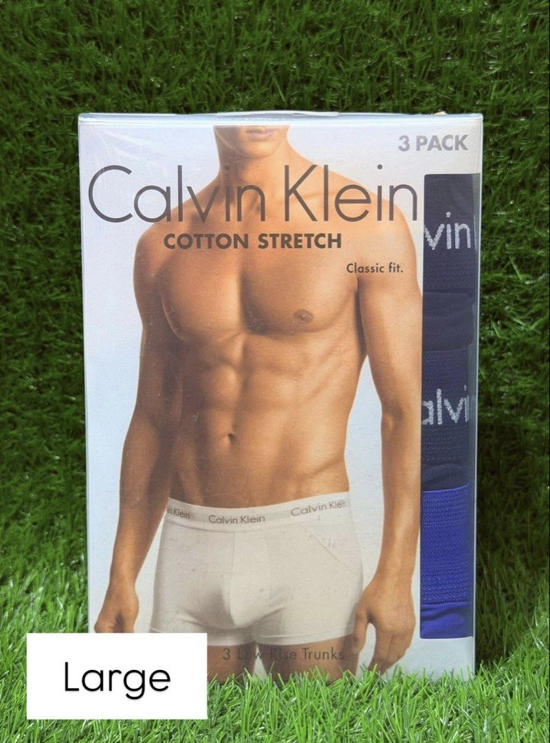 Calvin Klein 3 Pack Boxer Brief - LARGE (Category: Underwear) located in Santa Rosa. Submitted by miqboutique (Listing ID 1435084270, Image 3). Description: CK Boxer Briefs Large ₱1,999 + SF • Ready to ship • Guaranteed Original Fb page: Miq's Boutique.
