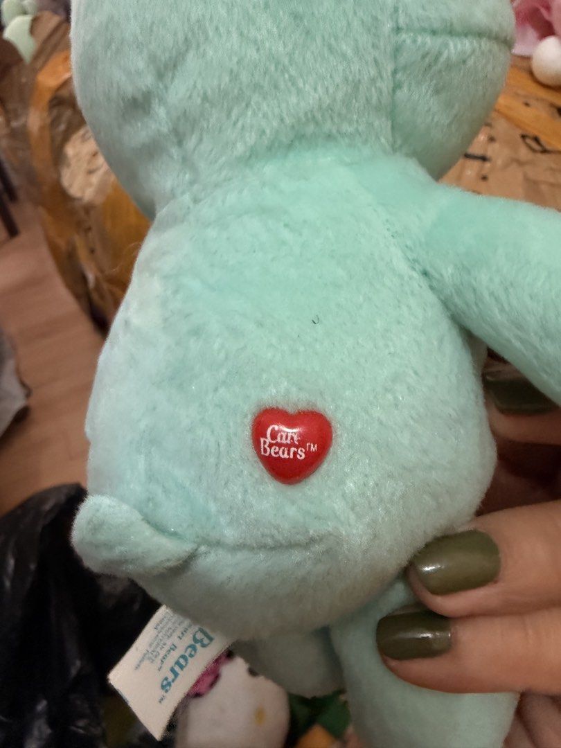Carebear CB Mint Green Plush Toy (Category: Plushies & Soft Toys) located in Quezon City. Submitted by cookiecreammm (Listing ID 1435044449, Image 3). Description: .