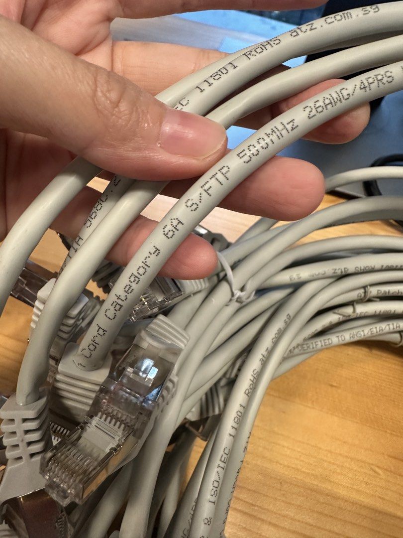 Cat6A Ethernet Cables - Various Lengths440097791636951041