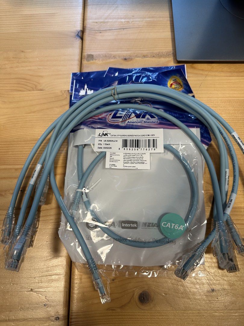 Cat6A Ethernet Cables - Various Lengths440097791636951042