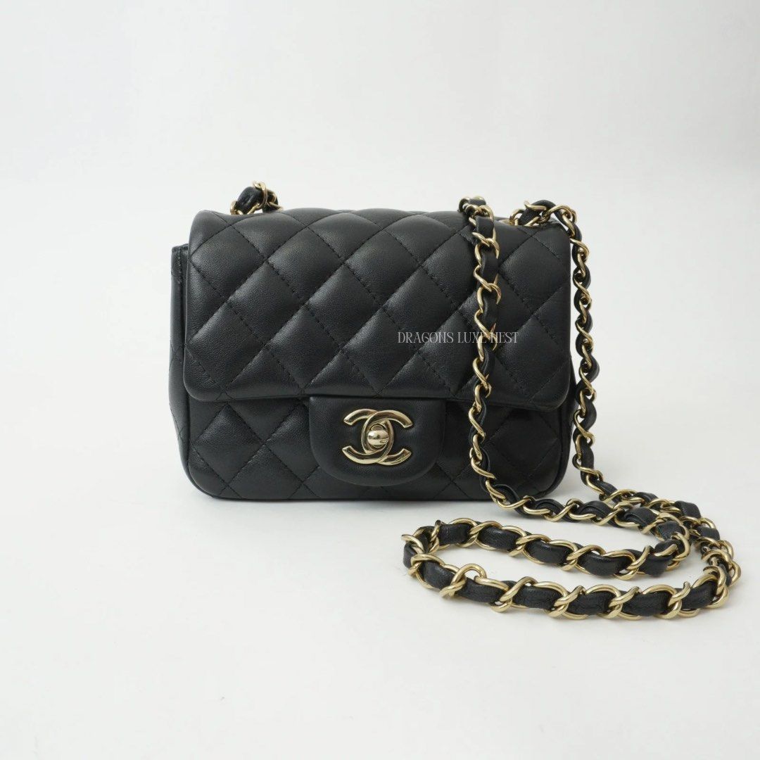 Chanel Lambskin Mini Square Microchip GHW (Category: Luxury Bags & Wallets) located in Taguig. Submitted by dluxenest (Listing ID 1435038924, Image 1). Description: Price upon request Inclusion: COMPLETE SET You may follow us on IG : dluxenest FB : Dragons Luxe Nest.