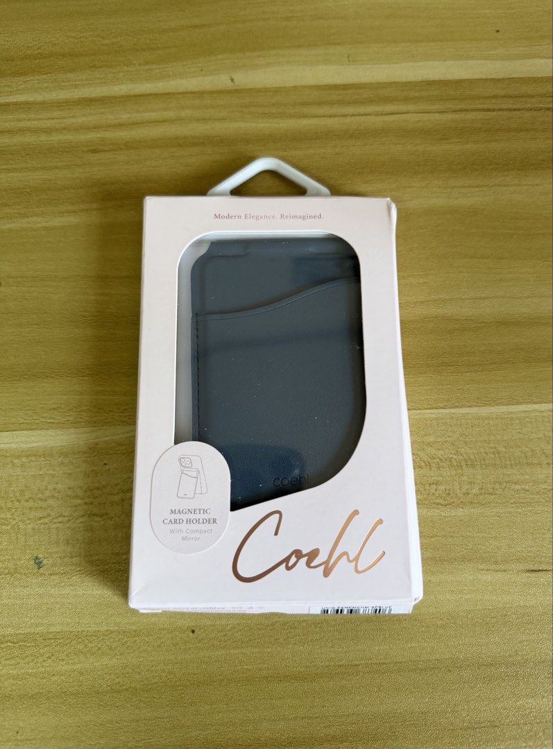 Coehl Magnetic Card Holder with Compact Mirror (Category: Wallets & Card holders) located in Pasay City. Submitted by acsq56__ (Listing ID 1435047869, Image 1). Description: 🍎 Original Price $29.90 (PHP 1899) 🍎 RFS: Received the wrong item/s 🍎 Phone Case + Magsafe Wallet Bundle for only PHP 3499. 🍎 Price is negotiable ! 🍎 Includes a Magsafe Installation 📍Parañaque City, Metro Manila.