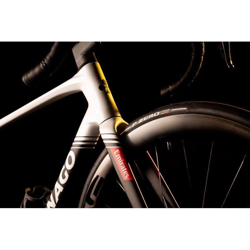 Colnago V5RS Frameset - SDM 5 UAE Emirates | CC01 Integrated Bar | Bundle Build options available | Enve SES | Scope Artech | Syncros Capital SL | Shimano Di2 | SRAM Axs (Category: Bicycles) located in Singapore. Submitted by echocycling (Listing ID 1435064945, Image 2). Description: 📌 Options & Pricing • Frameset only: $8,200.00 • Frameset + Colnago CC.01 Integrated Bar: $9,200.00 ✔ Authentic Colnago unit ✔ NFC tag verification supported ⸻ 🔧 B