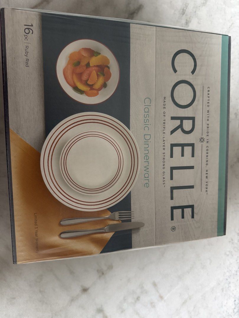 Corelle Classic Dinnerware Set - 16pc Ruby Red440536244935741440