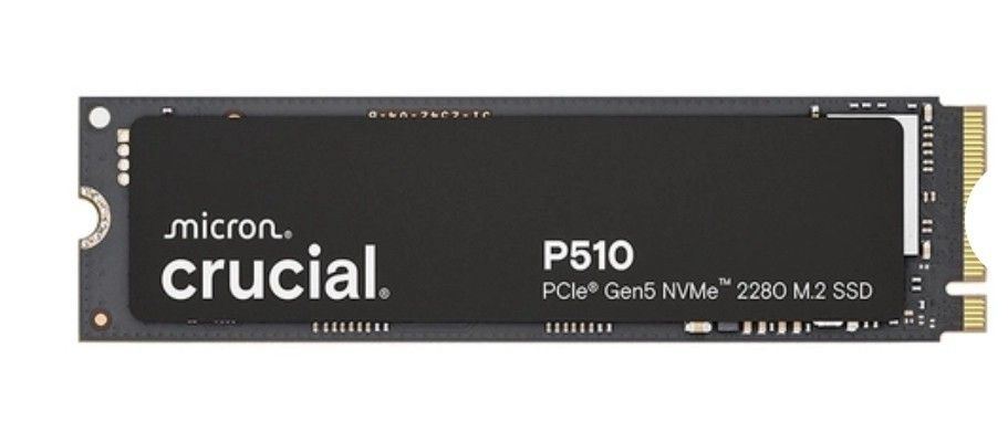 Crucial P510 PCIe Gen5 NVMe 2280 M.2 SSD 1TB