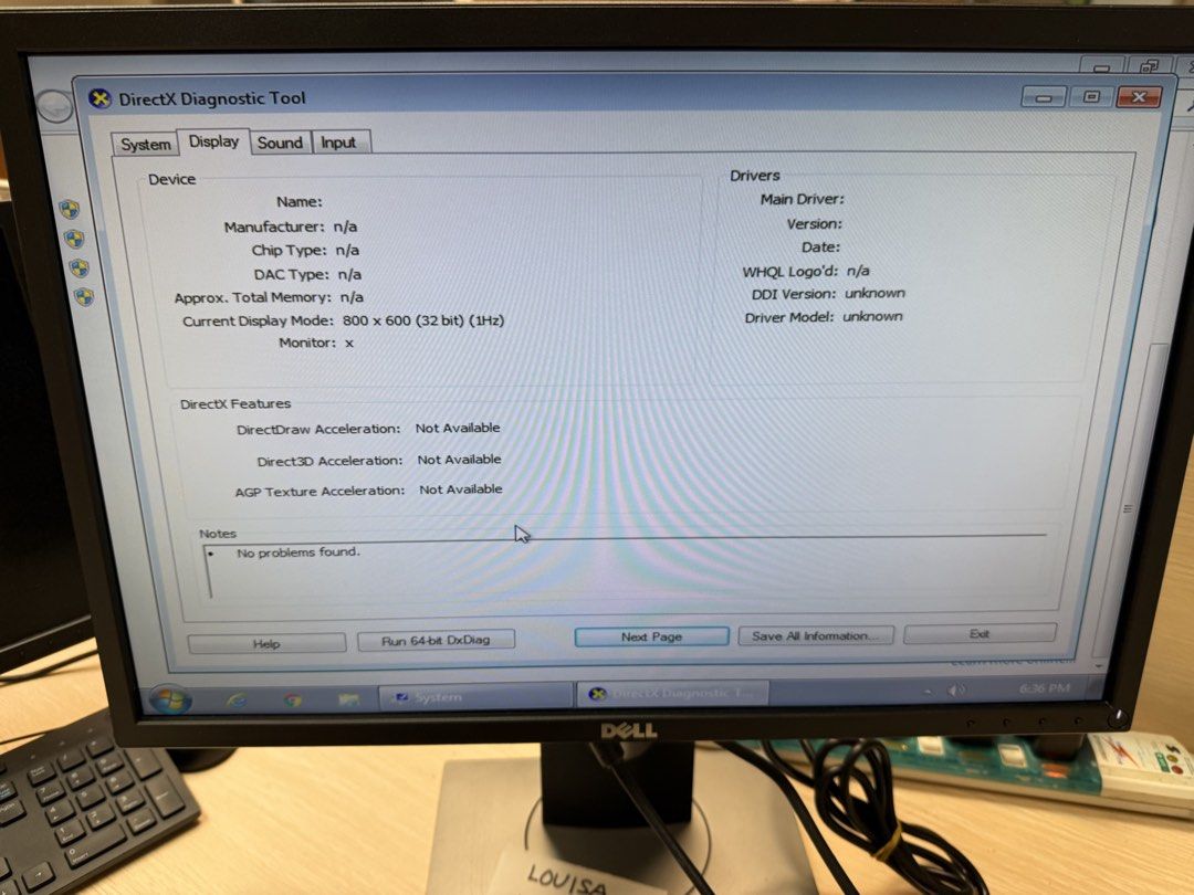 Dell Vostro Desktop PC 460/470 (CANNOT ON)440353389554575366