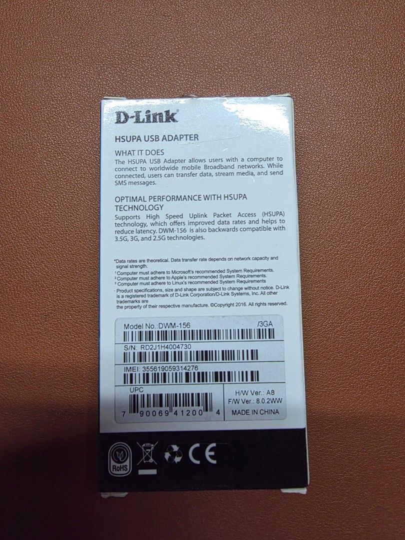 D-Link DWM-156 HSUA USB Adapter440575702630420481