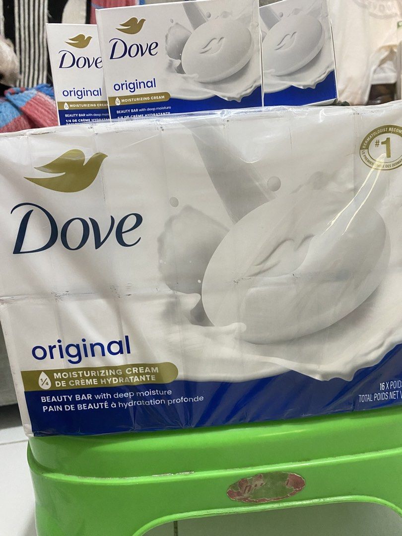Dove Original (Category: Bath) located in Quezon City. Submitted by maria_maria00 (Listing ID 1435133451, Image 2). Description: Original from Canada Sold per soap/box Dove Pink user kaya need mabawasan.