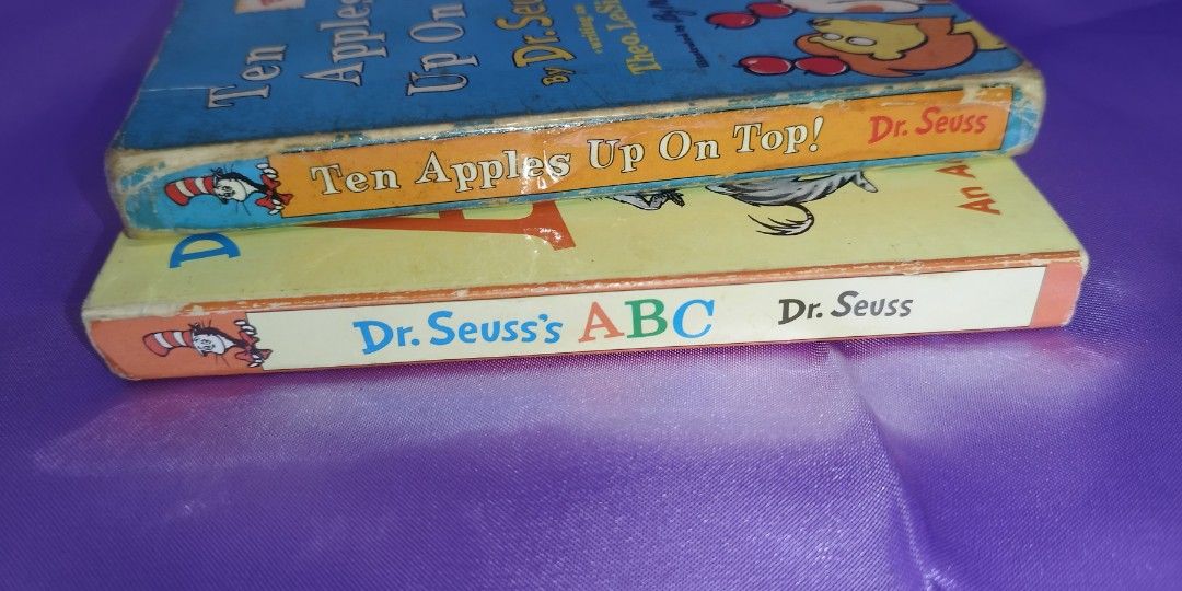 Dr. Seuss ABC and Ten Apples Up On Top! (Category: Children's Books) located in Rizal. Submitted by bilinadito (Listing ID 1435017004, Image 3). Description: Both are part of the Beginner Books series, known for their simple vocabulary and colorful illustrations..