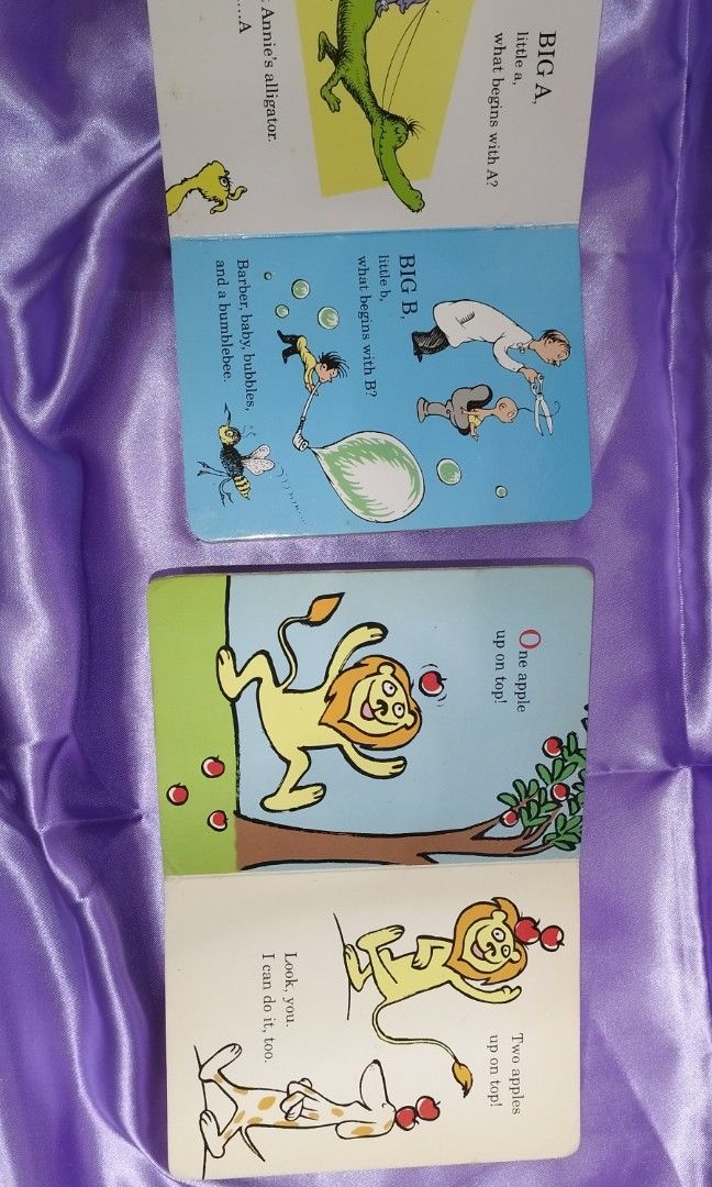Dr. Seuss ABC and Ten Apples Up On Top! (Category: Children's Books) located in Rizal. Submitted by bilinadito (Listing ID 1435017004, Image 2). Description: Both are part of the Beginner Books series, known for their simple vocabulary and colorful illustrations..