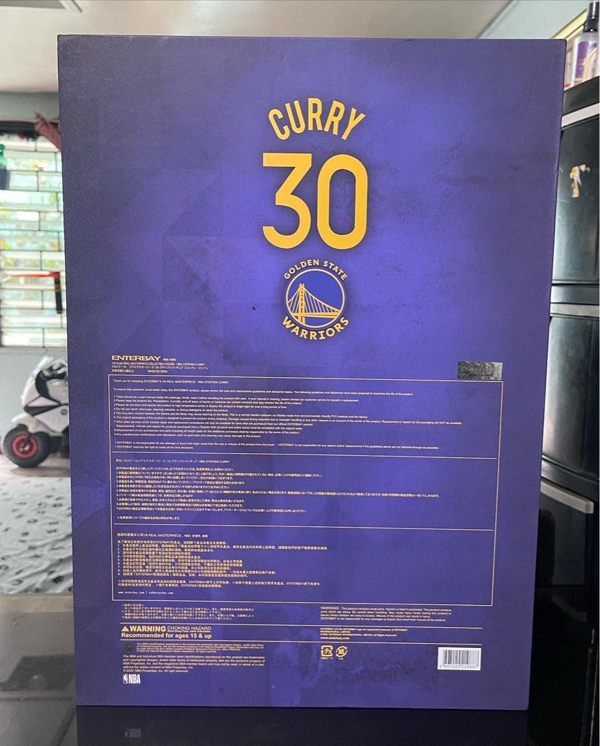 Enterbay Stephen Curry 1/6 Scale Figure (Category: Figurines & Statues) located in Caloocan City. Submitted by stanivers30 (Listing ID 1435089953, Image 3). Description: - Enterbay Stephen Curry 1/6 scale figure - Includes multiple accessories: - Championship trophies - Basketball - Highly detailed figure - Features Curry in his Golden State Warriors jersey - Includes certificate of authenticity - Dynamic box art -with extra throphy not enterbay 