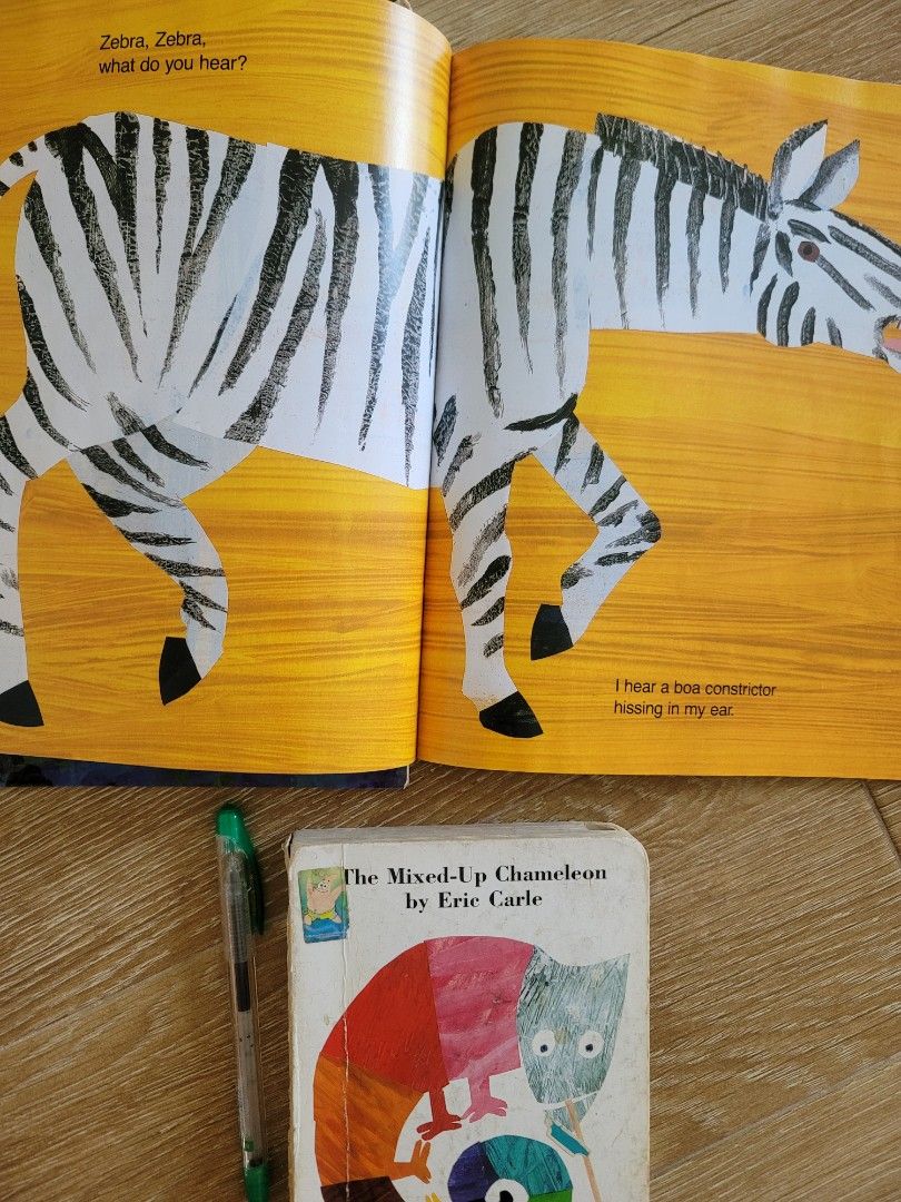 Eric Carle Children's Book Set (Category: Children's Books) located in Muntinlupa City. Submitted by graciehart_08-99793 (Listing ID 1435028615, Image 3). Description: - Includes three Eric Carle books: "Why Noah Chose the Dove", "Polar Bear, Polar Bear, What Do You Hear?", and "The Mixed-Up Chameleon". - Features vibrant and engaging illustrations. - Ideal for young children. - Great for building a home library or as a gift..