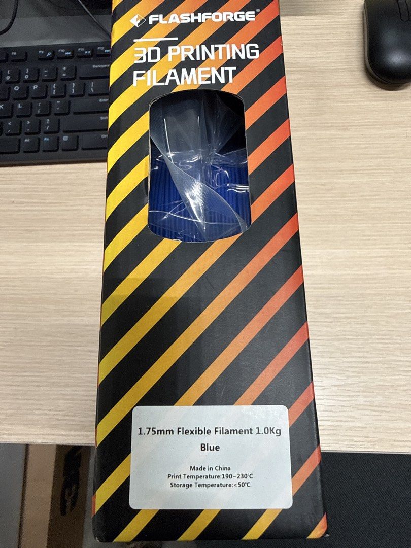 Flashforge 1.75mm Flexible Filament - Blue440224412273879040