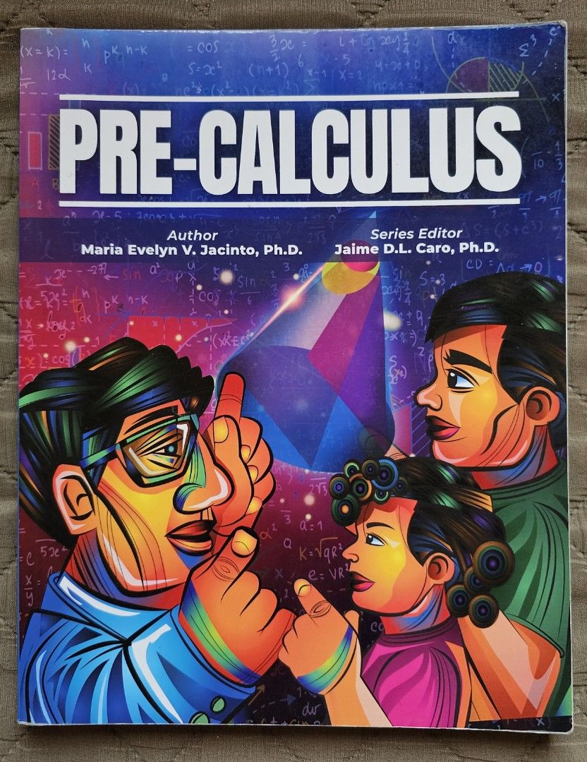 For SHS: Precalculus / Pre-calculus (by Jacinto) (Category: Textbooks) located in Quezon City. Submitted by the_l1ttlej0ys (Listing ID 1435136748, Image 1). Description: preowned but unused 🥳 copyright 2023 in very good condition no writings, no creases on inside pages.
