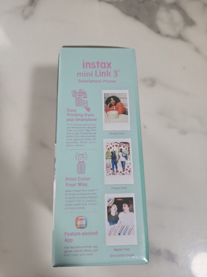 Fujifilm Instax Mini Link 3 Smartphone Printer - Rose Pink440342969970872323
