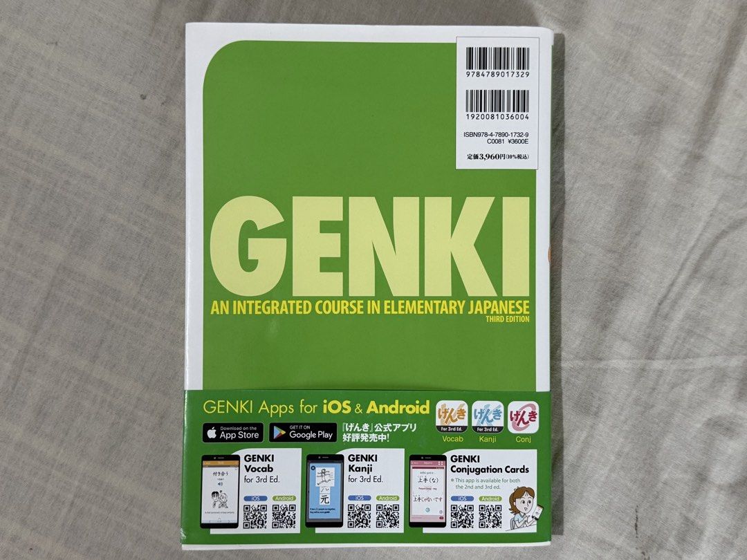 Genki Integrated Course Elementary Japanese Textbook (Category: Textbooks) located in Quezon City. Submitted by cluttercures (Listing ID 1435091426, Image 2). Description: Genki Integrated Course Elementary Japanese Textbook • Both from Japan • Served its purpose • Well kept • No writings nor damages refer to pictures • Great for starting to learn Loc: QC near Trinoma Lalamove and Grab ready .