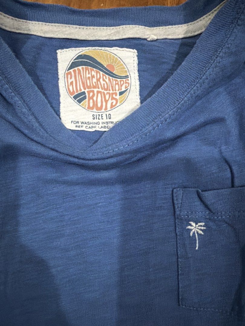Gingersnaps Boys shirt Size 10 (Category: Babies & Kids Fashion) located in Las Pinas. Submitted by oliveguns (Listing ID 1435124887, Image 2). Description: - Gingersnaps boys t-shirt - Size 10 (fits 6-8yo) - Chest: 12 inches - Length: 18 inches.