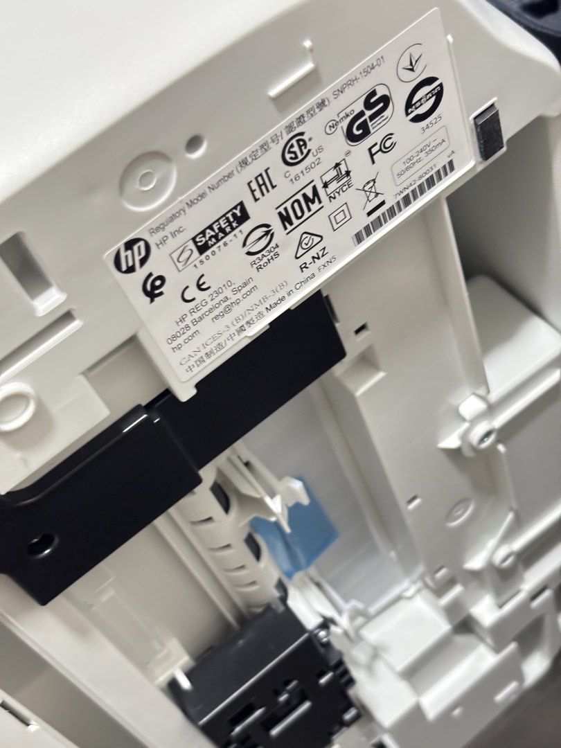 HP DeskJet 2723 Printer (Category: Printers, Scanners & Copiers) located in Dasmarinas. Submitted by arthrthriftcop. (Listing ID 1435051793, Image 3). Description: - HP DeskJet 2723 Printer - Flatbed scanner included - 60-sheet input tray - 25-sheet output tray - USB 2.0 high-speed port - Simple 5-button control panel - Attractive white and purple color scheme.
