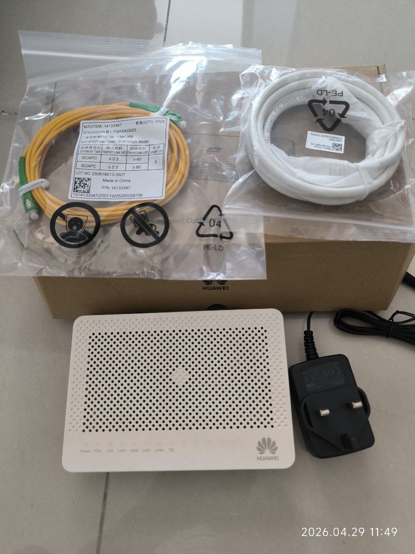 Huawei ONT + Linksys Router - Bundle Deal