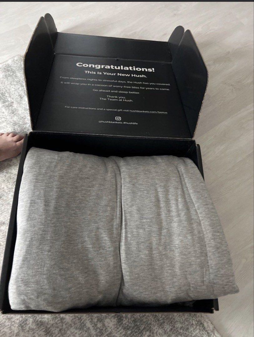 Hush Weighted Blanket - Grey