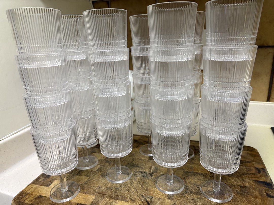 IKEA KALLSINNIG Wine Glasses - Set of 48