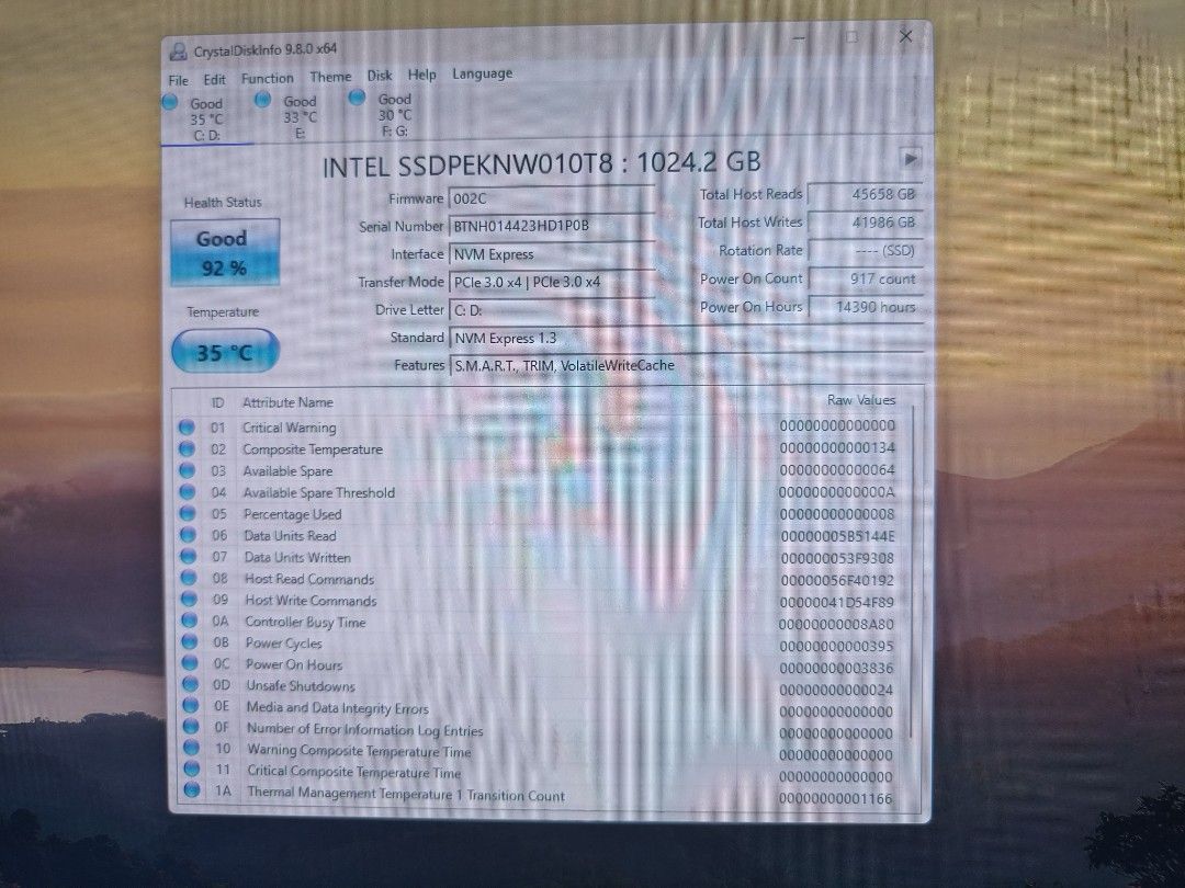 Intel SSDPEKNW010T8 1TB NVMe SSD