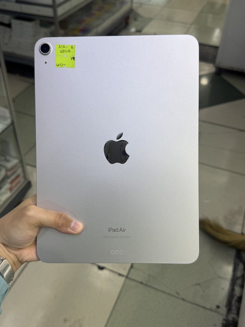 IPAD AIR 6 128GB WIFI ONLY NO ISSUE (Category: iPad) located in San Juan City. Submitted by aynaagadgets (Listing ID 1435006078, Image 1). Description: IPAD AIR 6 128GB WIFI ONLY APRIL 2026 STALL #: XB-07 FOR SALE | TRADE / SWAP PASS SA MGA SCAMMERS / THIRD PARTY (RFS: Buy and Sell) ⬇️DETAILS⬇️ •128 GB (Other storage is also available) •Silver (Other color is also available but price may vary) •100%bh •NTC Variant •95% Smooth •Truetone Working •N