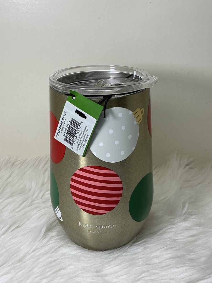 Kate Spade Tumbler (Category: Beverages) located in Marikina City. Submitted by lovedbyriah (Listing ID 1435127766, Image 1). Description: Stainless Steel 16 oz.
