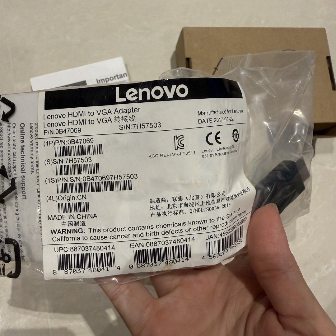 Lenovo HDMI to VGA Adapter440329801051688962