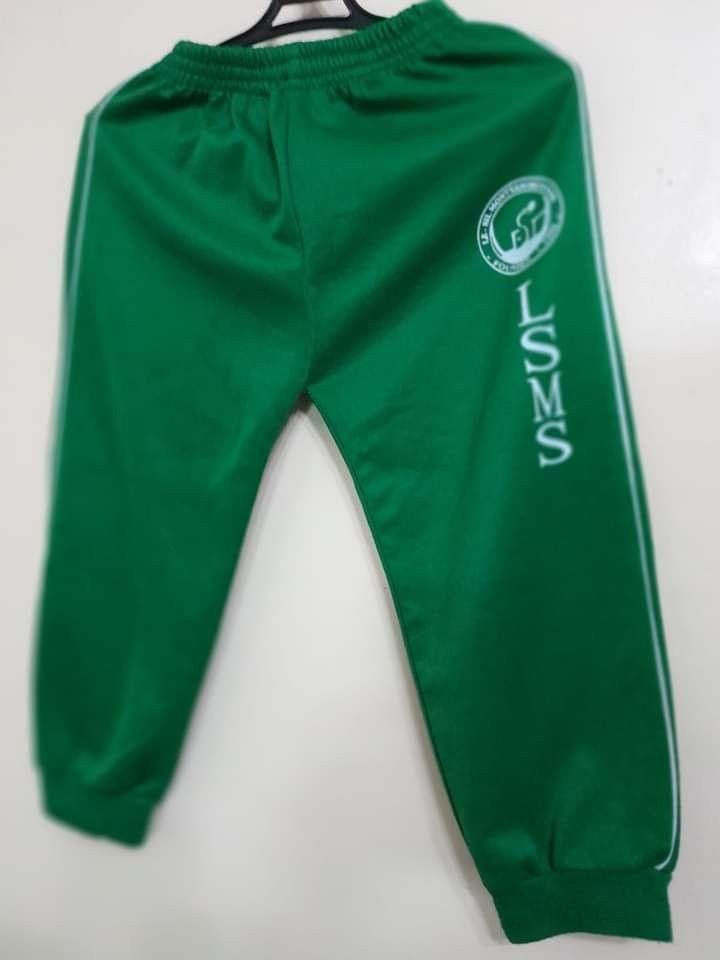 Le-Sil Montessori School Uniforms (Category: Babies & Kids Fashion) located in Paranaque City. Submitted by dudezz1222 (Listing ID 1435096941, Image 2). Description: Le-Sil Montessori School Uniforms: ✅ Shorts (4 pcs) - P50/pc (length 13.8 inches, waistline stretchable) ✅ Jogging Pants - P85 (length 24.8 inches, waistline stretchable) ✅ Jogging Pants - P85 (length 33.8 inches, waistline stretchable) RFS: Transferred to other school..