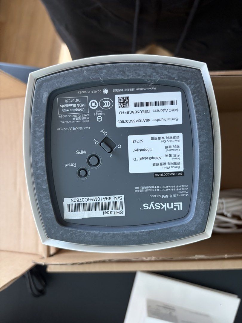 Linksys MX4200 WiFi 6 Router440103445065246721
