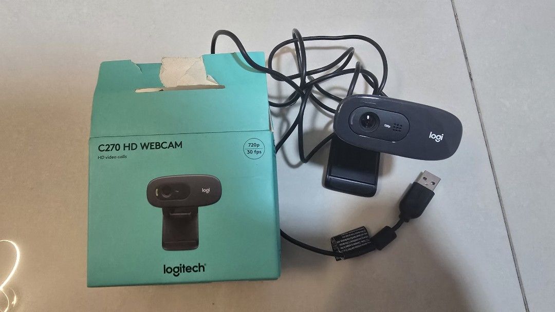 Logitech C270 HD Webcam440345861660364800