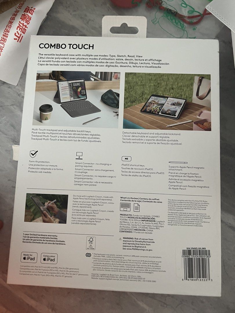 Logitech Combo Touch for IPad Air439982905707745281