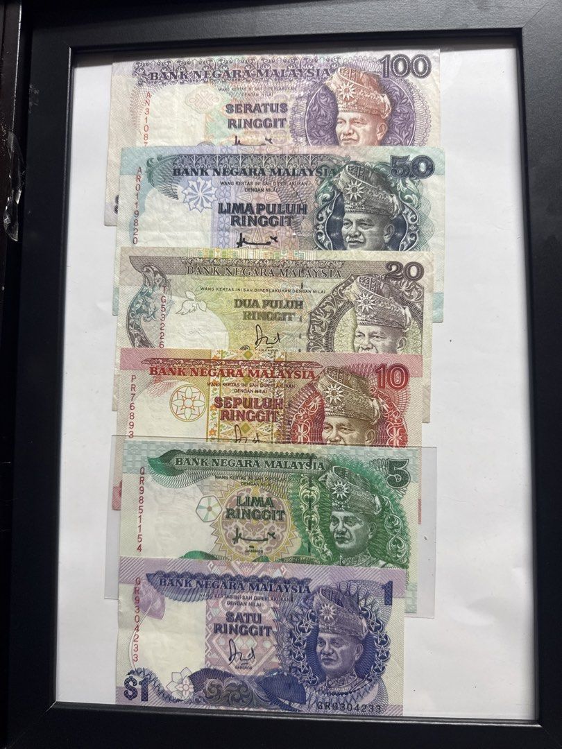 Malaysian Ringgit Banknotes Set, Hobbies & Toys, Collectibles ...